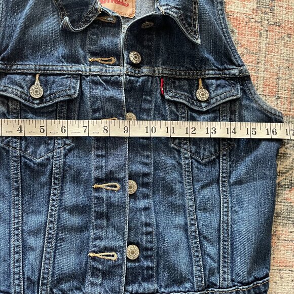 Levi's Jean Trucker Vest xs - Picture 4 of 6